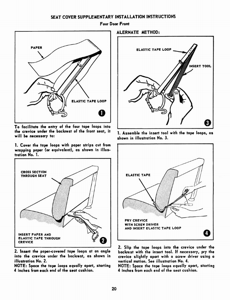 1955 Chevrolet Accessories Manual Page 60